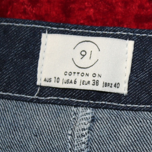 (Cotton On)Denim A-Line Mini Skirt (I Take Offers) - Picture 7 of 8